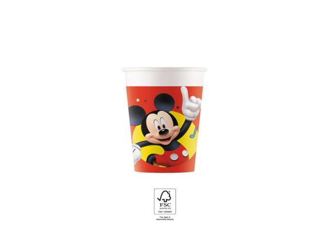 Kelímky papírové MICKEY MOUSE 8ks