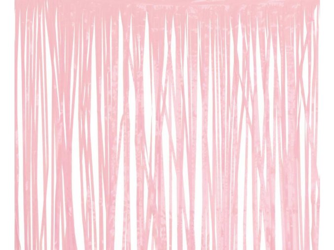 Party závěs světle růžový 100x200cm