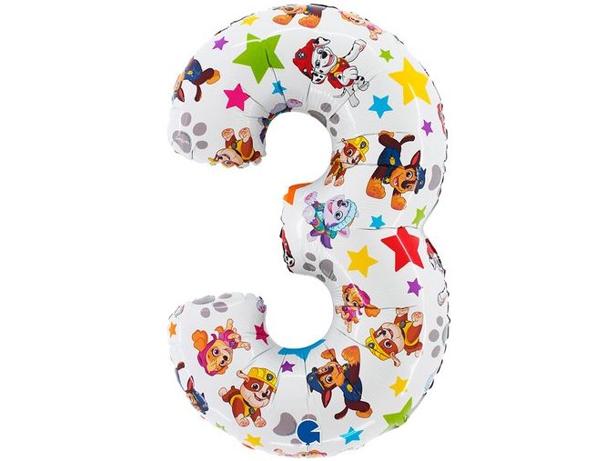 l223 paw patrol number three 26inc p
