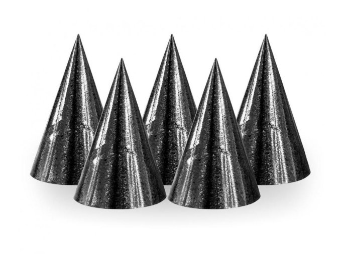 Čepička papírová černá 1ks