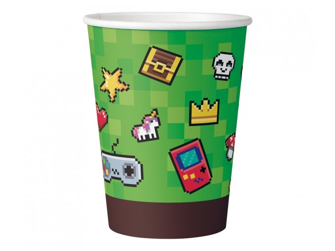 Kelímky papírové GAME 6ks