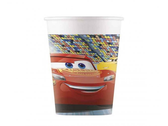 kubeczki papierowe cars 3 200 ml 8 szt