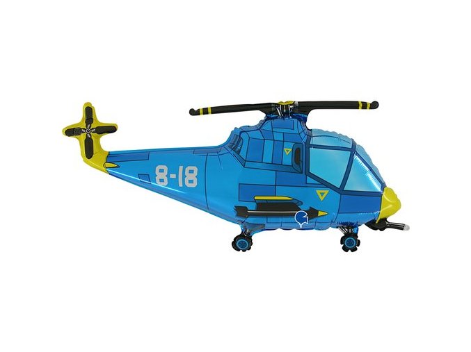 205b helicopter blue p