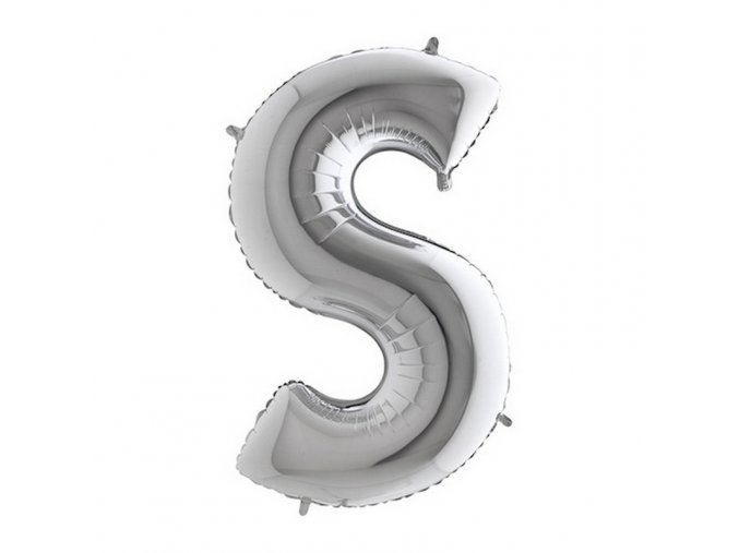 389S Letter S Silver