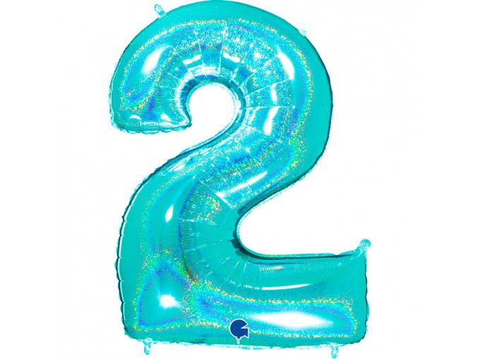 772GHTi Number 2 Glitter Holographic Tiffany (1)