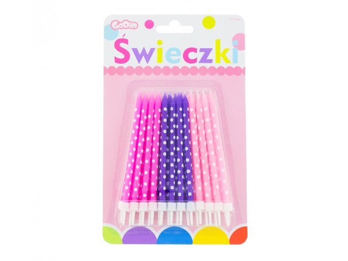 swieczki urodzinowe w grochy (3)
