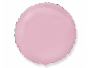 Balonek foliový kulatý růžový