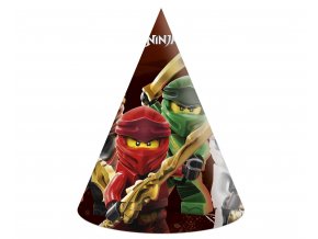 czapeczki papierowe lego ninjago 6 szt