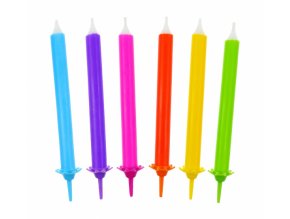 Svíčky dortové barevné 12ks