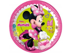 Talíře velké papírové Minnie Mouse 8ks