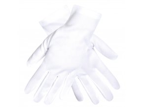 03071 2 Krátké bílé rukavičky