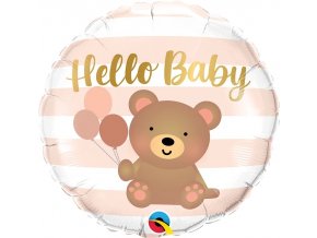 Balonek foliový HALLO BABY BEAR