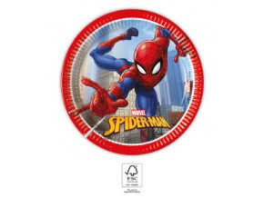 Talíře malé papírové SPIDERMAN Crime Frighter 8ks