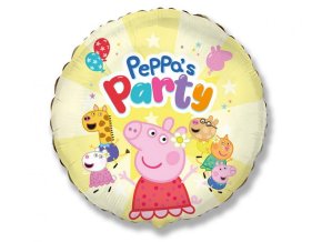 Balonek foliový PRASÁTKO PEPPA party