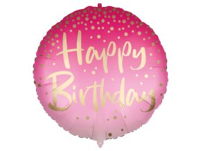 Balonek foliový HB růžový