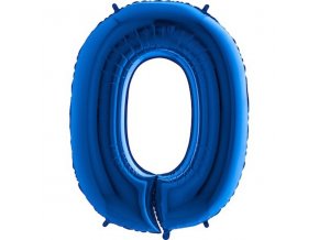 Balon foliove cislo modre 0 71WBLUE0
