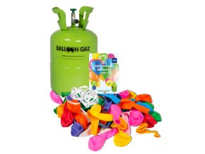 Helium na 30 balonků s balónky