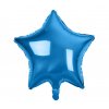 balon foliowy gwiazda niebieska 19