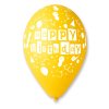Balonek latexový Happy Birthday