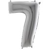 Balon foliove cislo stribrne 7 71WSILVER7