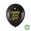 balon biodegradowalny happy new year czarny 100szt 720x
