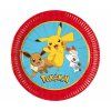 Talíře malé papírové Pokémon 8ks