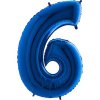 Balon foliove cislo modre 6 71WBLUE6
