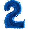 Balon foliove cislo modre 2 71WBLUE2