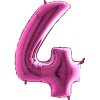 Balon foliove cislo ruzove 4 71WPINK4