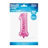 balon foliowy cyfra 1 rozowa w serca 26 (1)