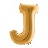 292G Letter J Gold