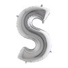 389S Letter S Silver