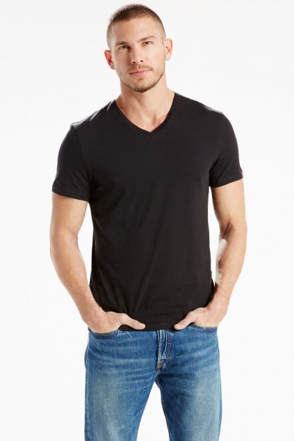Pánske tričko LEVI'S® Slim Fit V-Neck Tees 82983-0010
