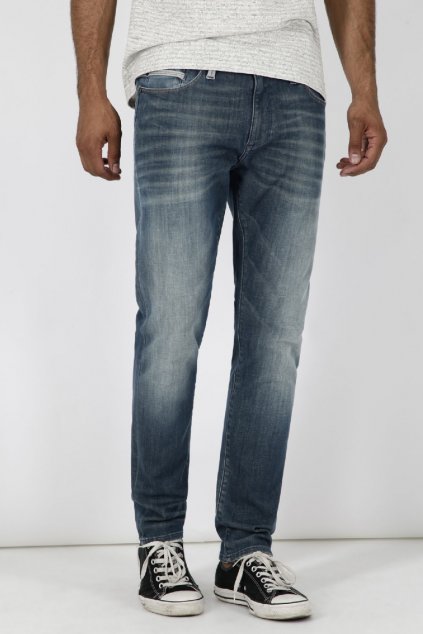 Pánske rifle MAVI / MARCUS Slim Straight Leg Jeans 0035124784 MID SHEDED ULTRA MOVE