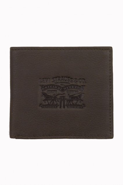 Kožená peňaženka LEVI'S® Logo Wallet 77173-0362 Brown
