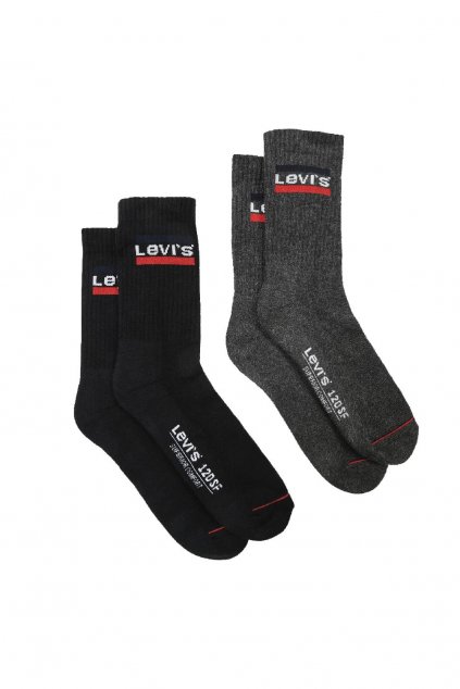 Ponožky LEVI'S® 2 Pack 37483-0107 Regular Cut Sportswear