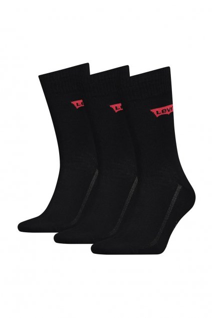 Ponožky LEVI'S® Regular Cut Batwing Logo 3 Pack 37157-1009