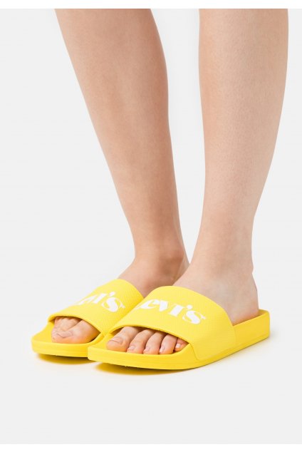 Dámske šľapky LEVI'S® June Mono 37545-0052 Regular yellow