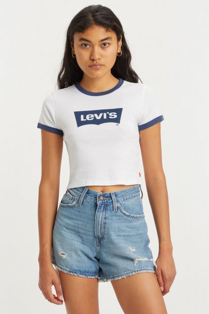 Dámske tričko LEVI'S® Graphic Ringer Mini Tee A3523-0005