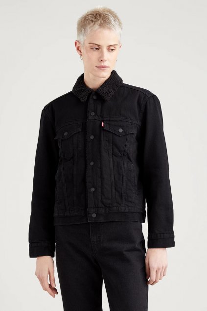 Dámska rifľová bunda LEVI'S® Ex-boyfriend Sherpa Trucker 36137-0015