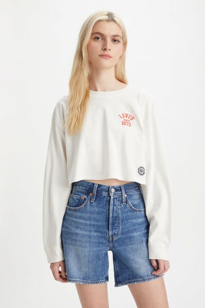Dámske tričko LEVI'S® Long Sleeve Cropped Reese Sweater A4929-0000