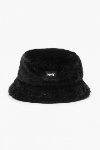 Klobúk LEVI'S® Faux Fur Bucket Hat D7548-0001