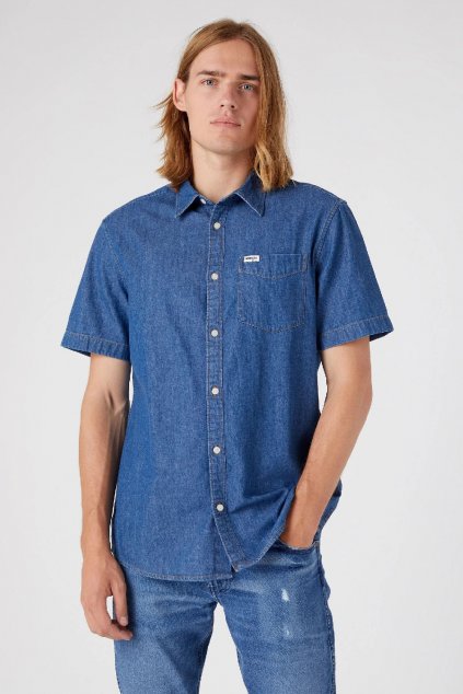 Pánska košeľa Wrangler® One Pocket Shirt W5K05K96N