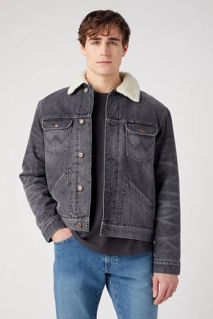 Pánska džínsová bunda Wrangler® ICONS Sherpa 112341080