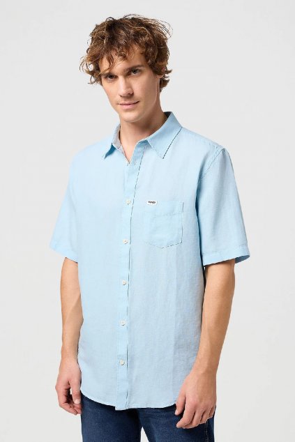 Pánska košeľa Wrangler® SHORT SHIRT IN DREAM BLUE 112352188