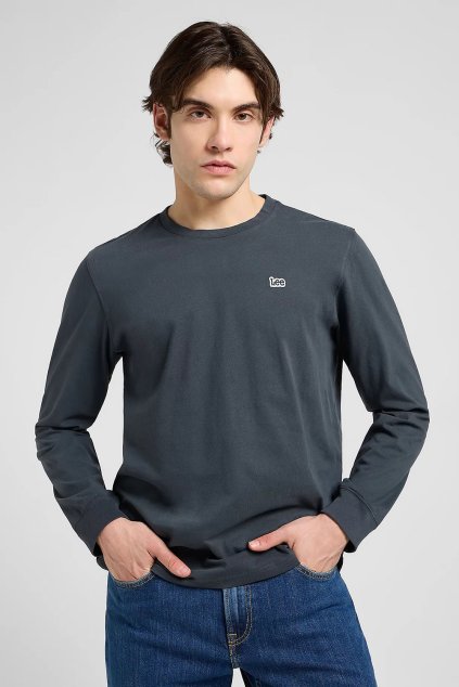Pánske tričko LEE® Long Sleeve Patch Logo Tee 112370500