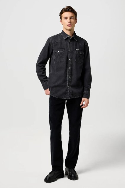 Pánske menčestrové nohavice Wrangler® Greensboro Corduroy Straight Pant 112370723