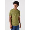 Pánske tričko Wrangler® Sign Off Tee in Dusty Olive 112350438