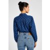 Dámska košeľa Lee Shirred Blouse in Dotted Indigo 112355126
