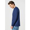 Pánske tričko Wrangler® Long Sleeve Sign Off Tee in Navy 112357362